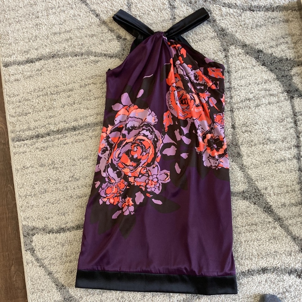 floral halter midi dress - Picture 3 of 8